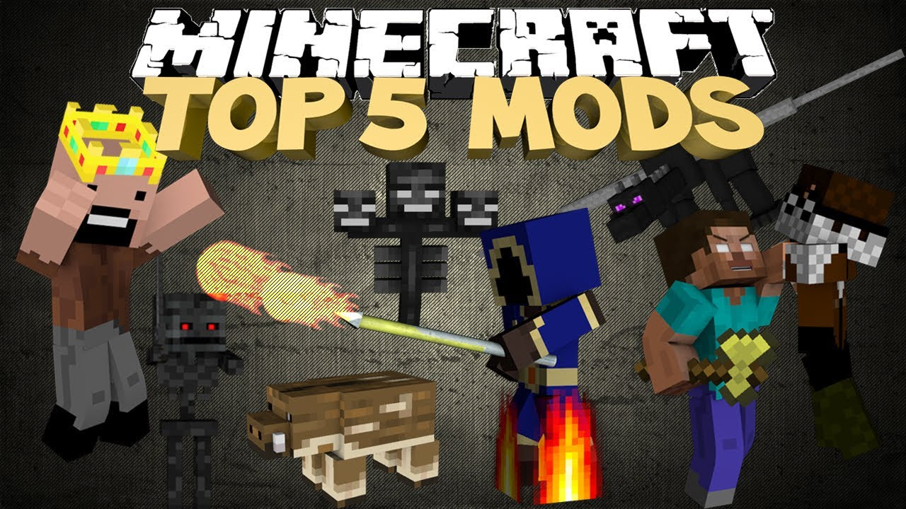 Minecraft: TOP 5 MODS FOR MINECRAFT - YouTube
