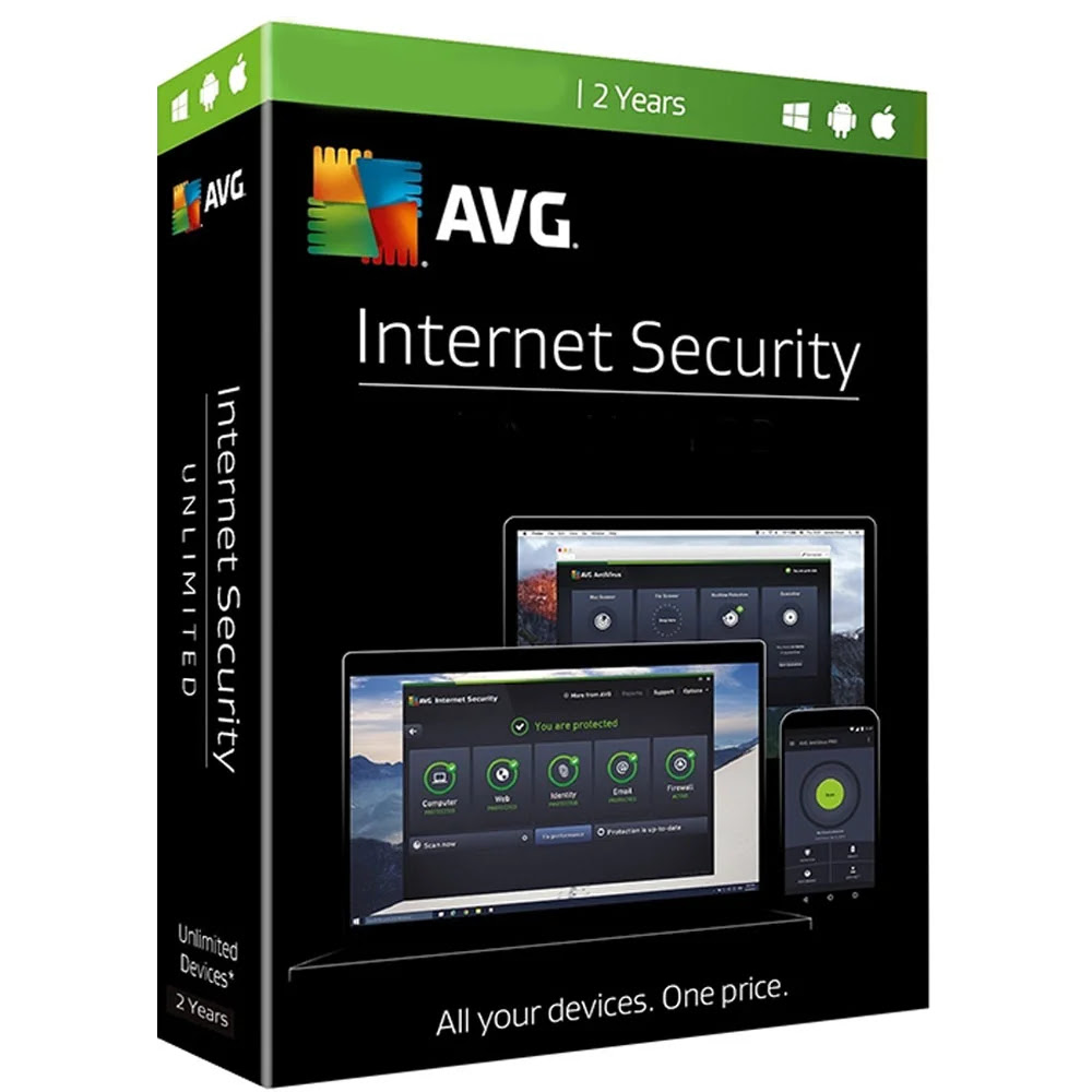 AVG Internet Security 2022 License Key 1 Device 2 Years Full ...