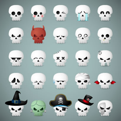 ドクロ ハロウィン仕立てのイラストai Eps ベクタークラブ イラストレーター素材が無料