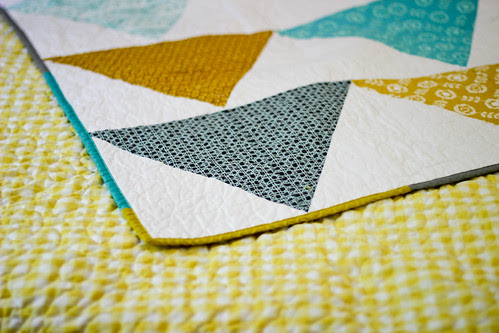 Flagged Quilt: Mini Tutorial + Giveaway! by Jeni Baker