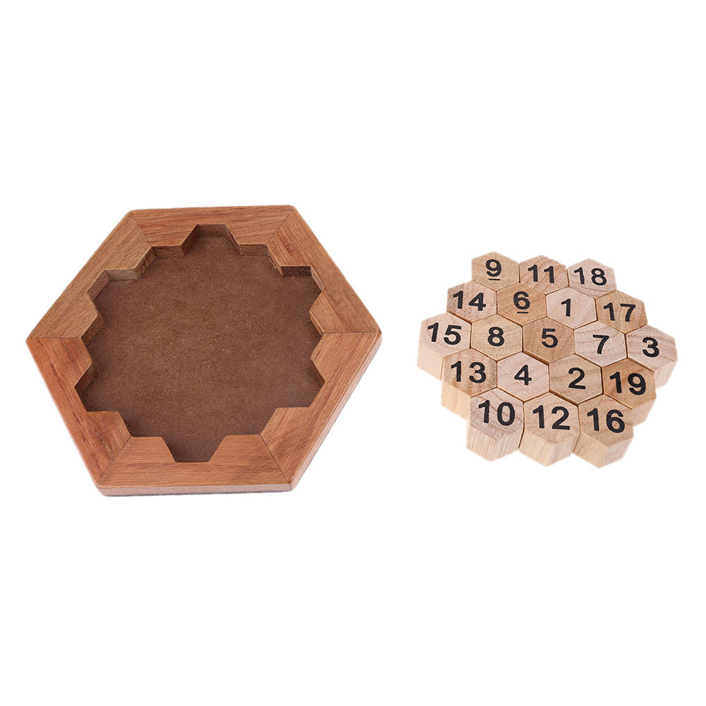 Children Brain Teaser Wooden Number Board Kids Montessori Math Game