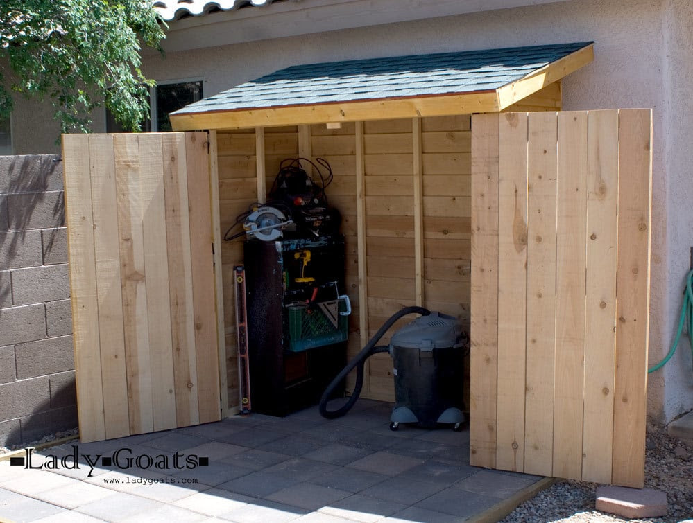 build a cedar shed free easy plans anyone can use to build their own ...