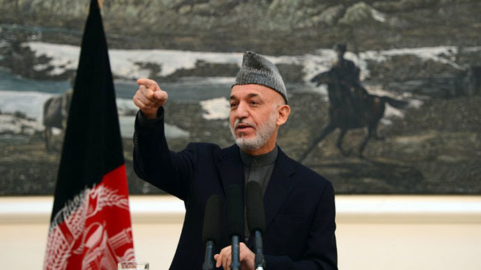 Afghan President Hamid Karzai (AFP Photo / Massoud Hossaini)
