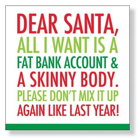 bank account christmas beverage napkins humor