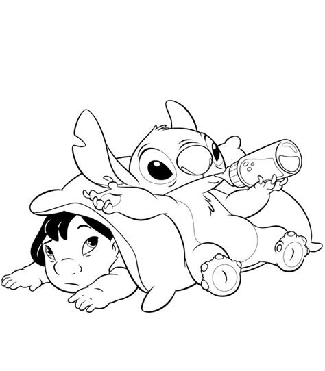lilo  stitch disney coloring pages ideas