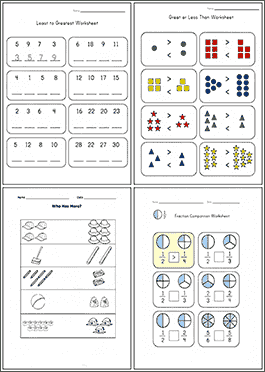 Fun Math Worksheets Index