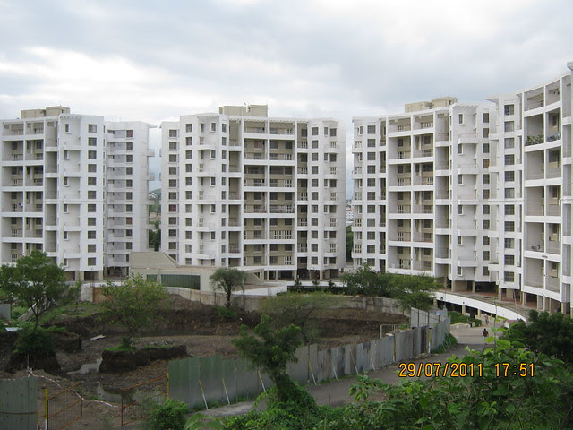 Excavated Plot of E Wing in Paranjape Schemes' Gloria Grace, 2 BHK & 3 BHK Flats, at Bavdhan, on Paud Road, Kothrud Annexe, Pune