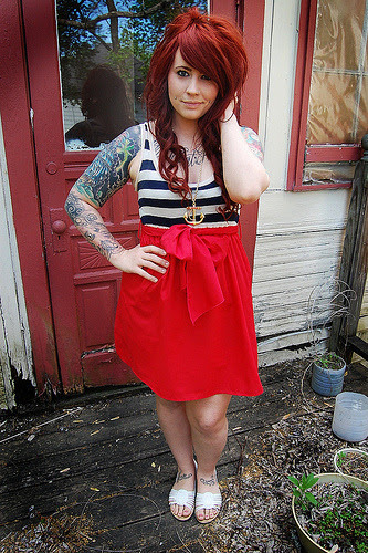 tattooed girl