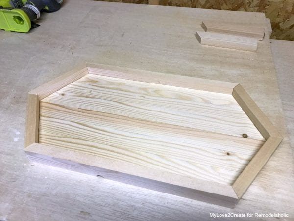 Ready To Build Hexagon Tray, MyLove2Create