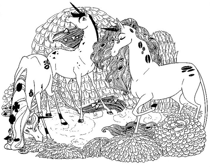 Coloring Pages Mia And Me Morning Kids