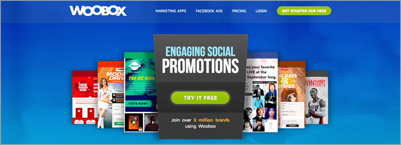 WooBox for social media contest