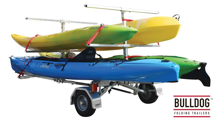 Folding Kayak / Canoe Trailer (Up to 6 Kayak's) | Bulldog 