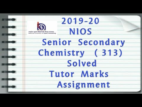 Nios chemistry tma