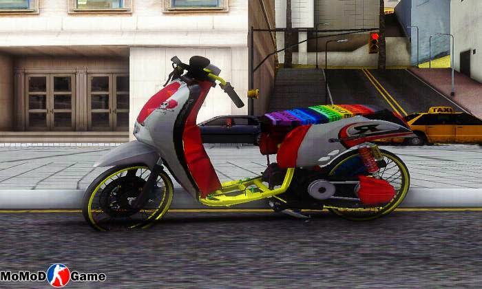 Scoopy Drag – Modifikasi Sepeda Motor