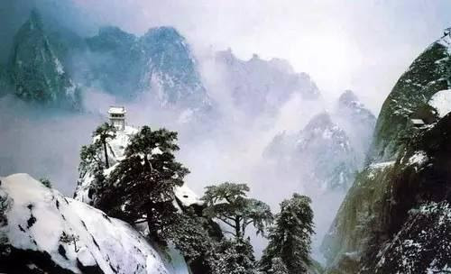 当中国的名山 <wbr>被白雪覆盖……