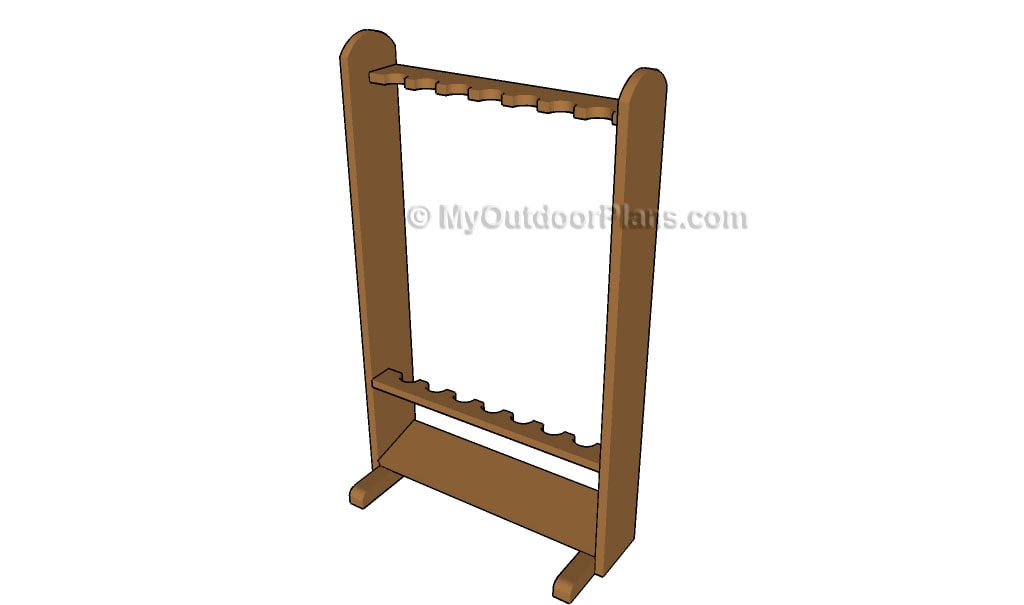 Fishing Rod Rack Plans Free Outdoor Plans - DIY Shed 