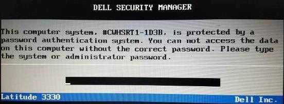 Dell Bios And Hdd Password Recovery