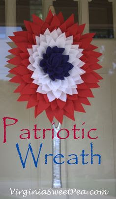 Patriotic Wreath for Memorial Day/Fourth of July