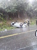 Chuva provoca acidente