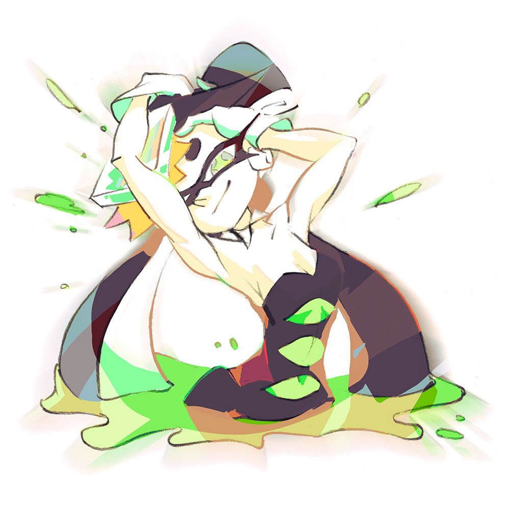 Splatoon フェス カラダ Vs 頭脳 のシオカラーズイラストを公開 Game Watch