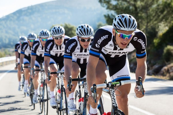 Sprinter Marcel Kittel and the rest of Team Giant-Shimano at their ...