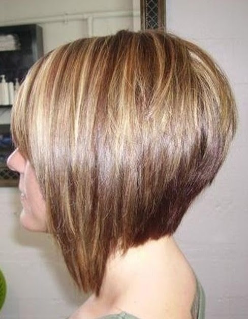 Bob Hair – Side View of Graduated Bob Hairstyle – Short Hairstyles 