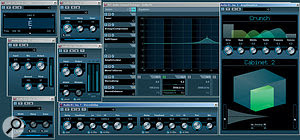 This screen shows the VST Audio Channel Settings and the roster of effects used to create our basic guitar rack.