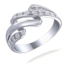 CT Diamond Promise Ring In Sterling Silver in Size 7 --- http ...