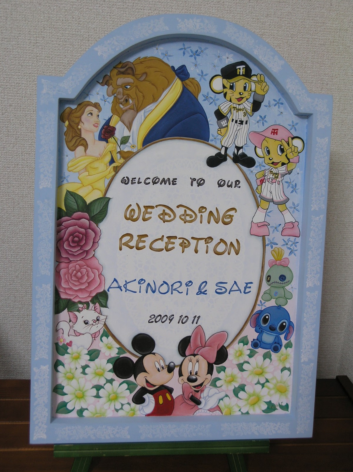 Welcomeボード 完成 Yuriのハンドメイドサロン