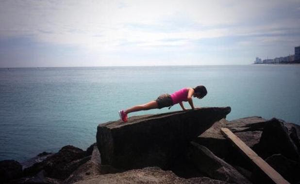 Lucy Mecklenburgh wears a Black Bikini as she enjoys a day in Dubai
