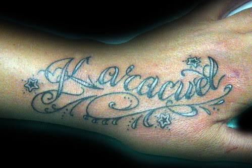 Star Tattoo With Name