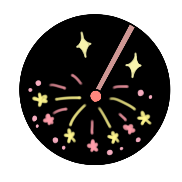 線香花火のイラスト かわいいフリー素材が無料のイラストレイン