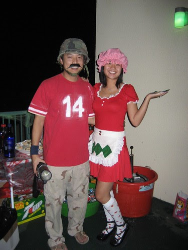 We attended an "80&squot;s Cartoon Character" halloween party this past Saturday, 