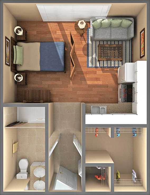 15 Smart Studio Apartment Floor Plans Page 2 of 3 15 Smart Studio Apartment Floor Plans Page 2 of 3