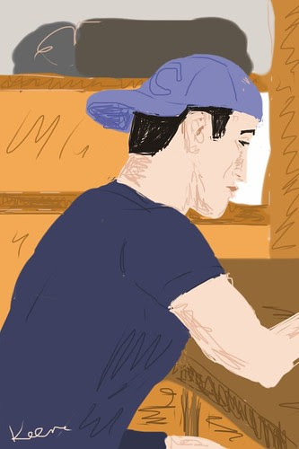 iPhone drawing (in Chicago)