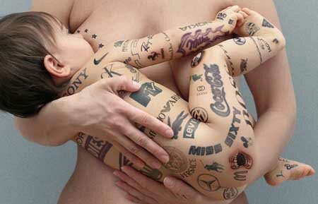 Tattooed Baby with Brand Endorsements