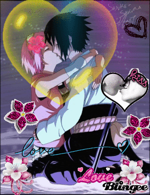 Sasuke kiss Sakura Fotografía #93721831  Blingee.com