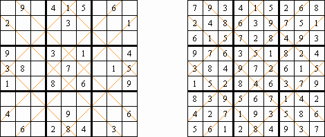 Cross A 数独 Sudoku