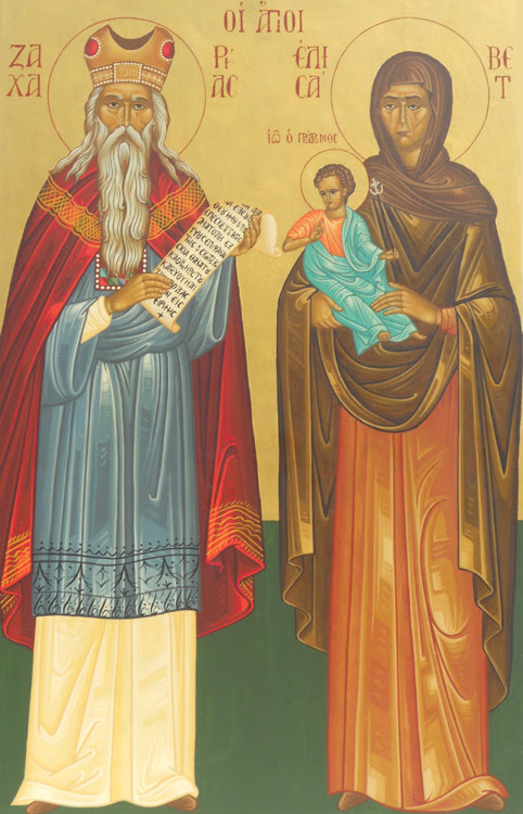 img STS. ZACHARIAS the Prophet and Elizabeth  Parents of St. John the Baptist