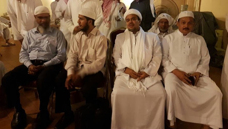 Habib Rizieq dan Zakir Naik di Arab Saudi