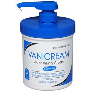 Vanicream Moisturizing Skin Cream with Pump Dispenser, 1 lb