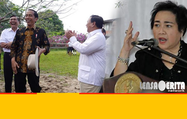 Jokowi-Prabowo Mesra Bertemu, Rachmawati Senang, Tapi Katanya Tetap Aja Pencitraan!