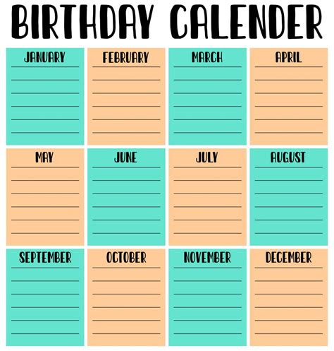  10 best office birthday list printable printableecom