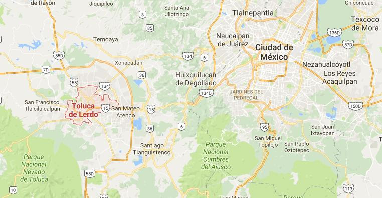 Mapa Mexico Toluca Redalsa