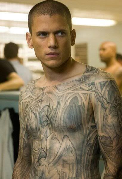 Prison Break - camisa do Michael Scofield Tatuada Prison Break - camisa do Michael Scofield Tatuada