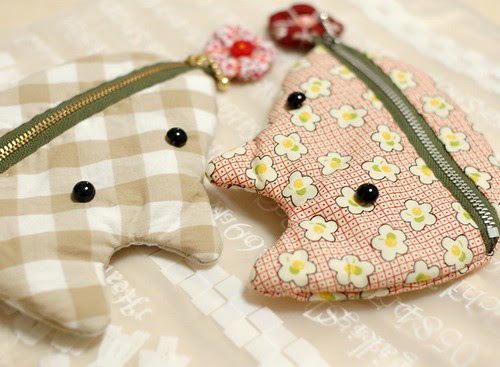 A dog brought you a flower pouch