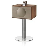 GenevaSound All-in-One Stereo for CD, iPod, iPhone, Radio, Line-in (Large-Walnut)