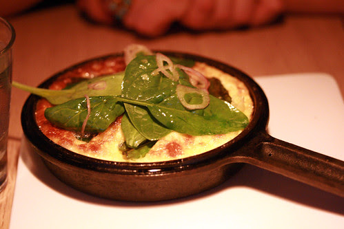 Smoked salmon omelette