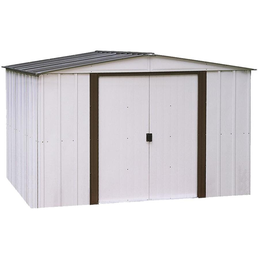  Shed (Common: 10-ft x 8-ft; Interior Dimensions: 9.85-ft x 7.5-ft) at