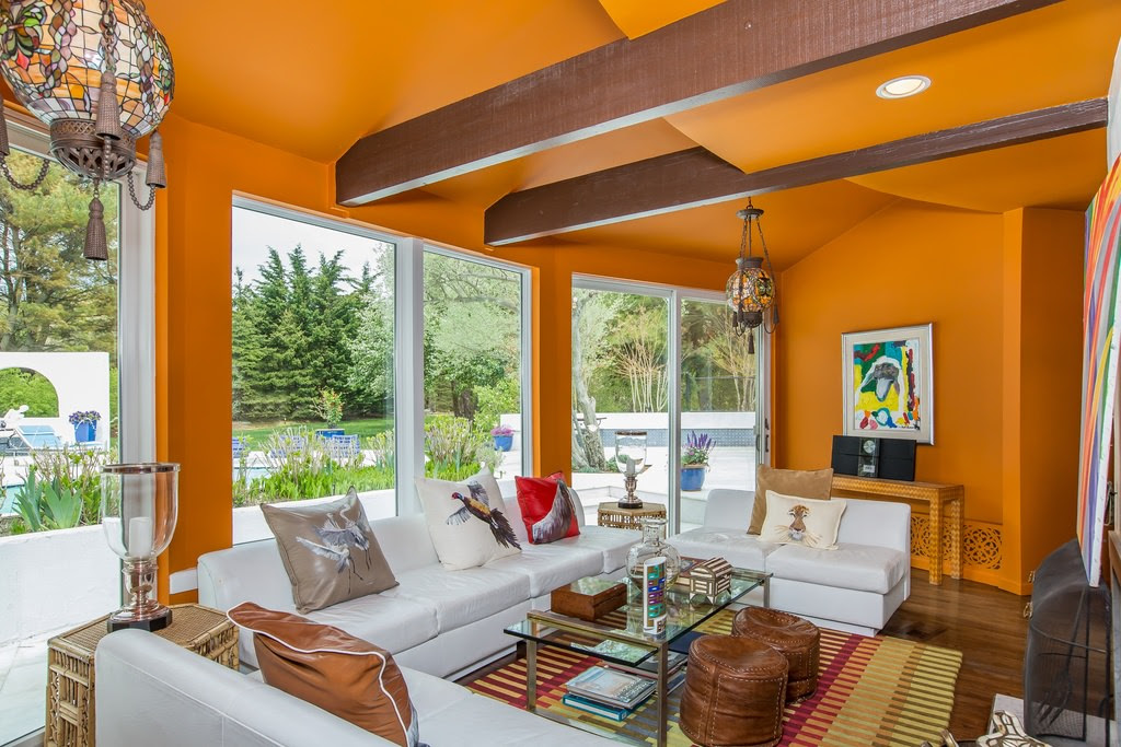 Orange And Black Living Room Decor | home design ideas for ...
